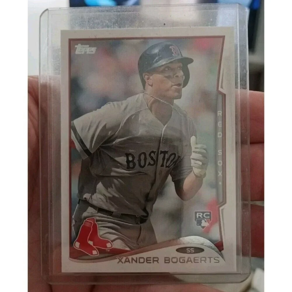 Xander Bogaerts 2014 Topps Factory Set 133 Boston Red Sox gray jersey variation